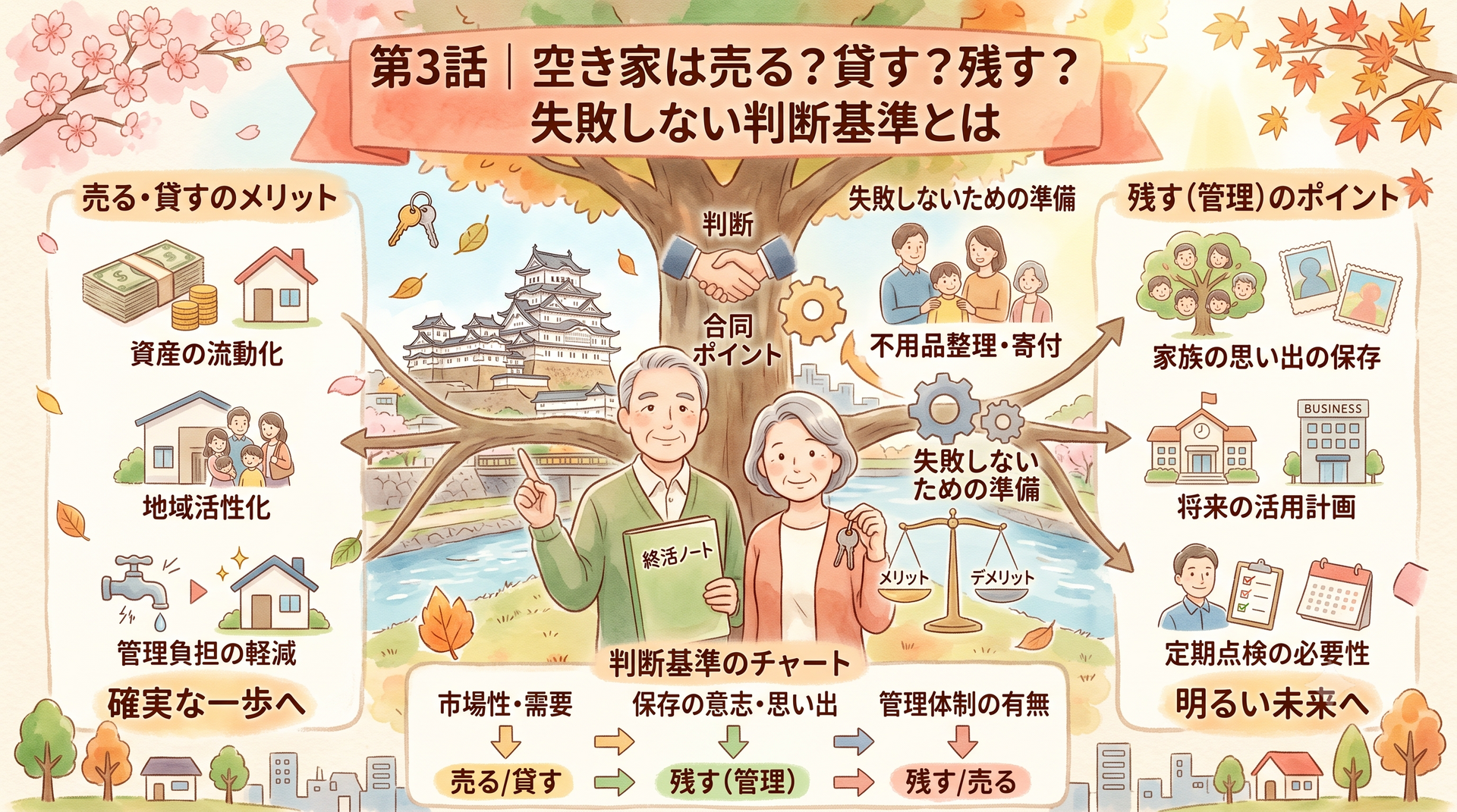 第3話｜空き家は売る？貸す？残す？失敗しない判断基準とは